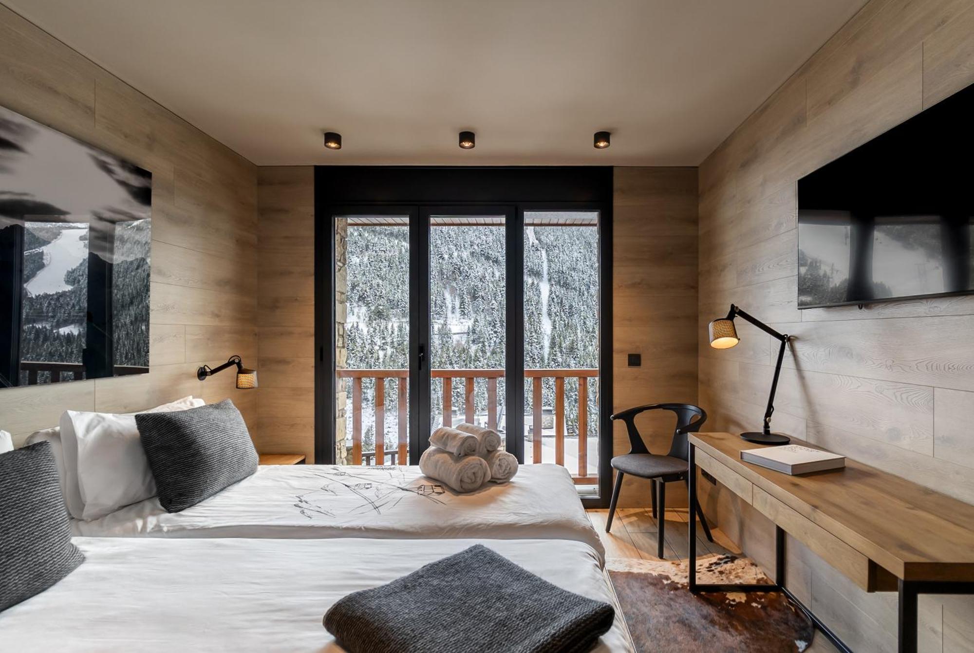 Luxury Ski Chalet Andorra 索尔德乌 外观 照片